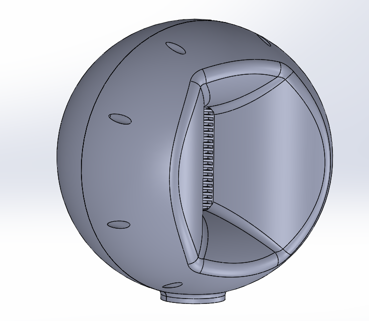 3D CAD Files -- Tweeter Ball No.3181 for Original ESS Heil AMT