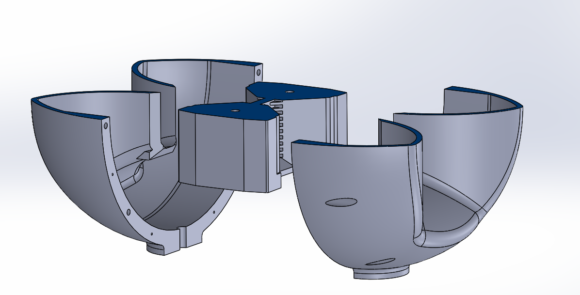 3D CAD Files -- Tweeter Ball No.3181 for Original ESS Heil AMT