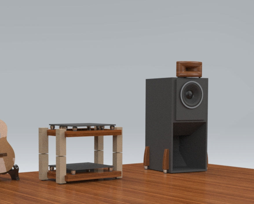 Speaker System No.3154 --- 10" 2-way Back Loaded Horn