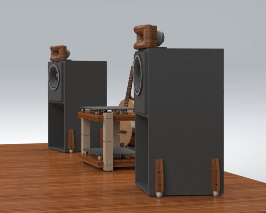 Speaker System No.3154 --- 10" 2-way Back Loaded Horn