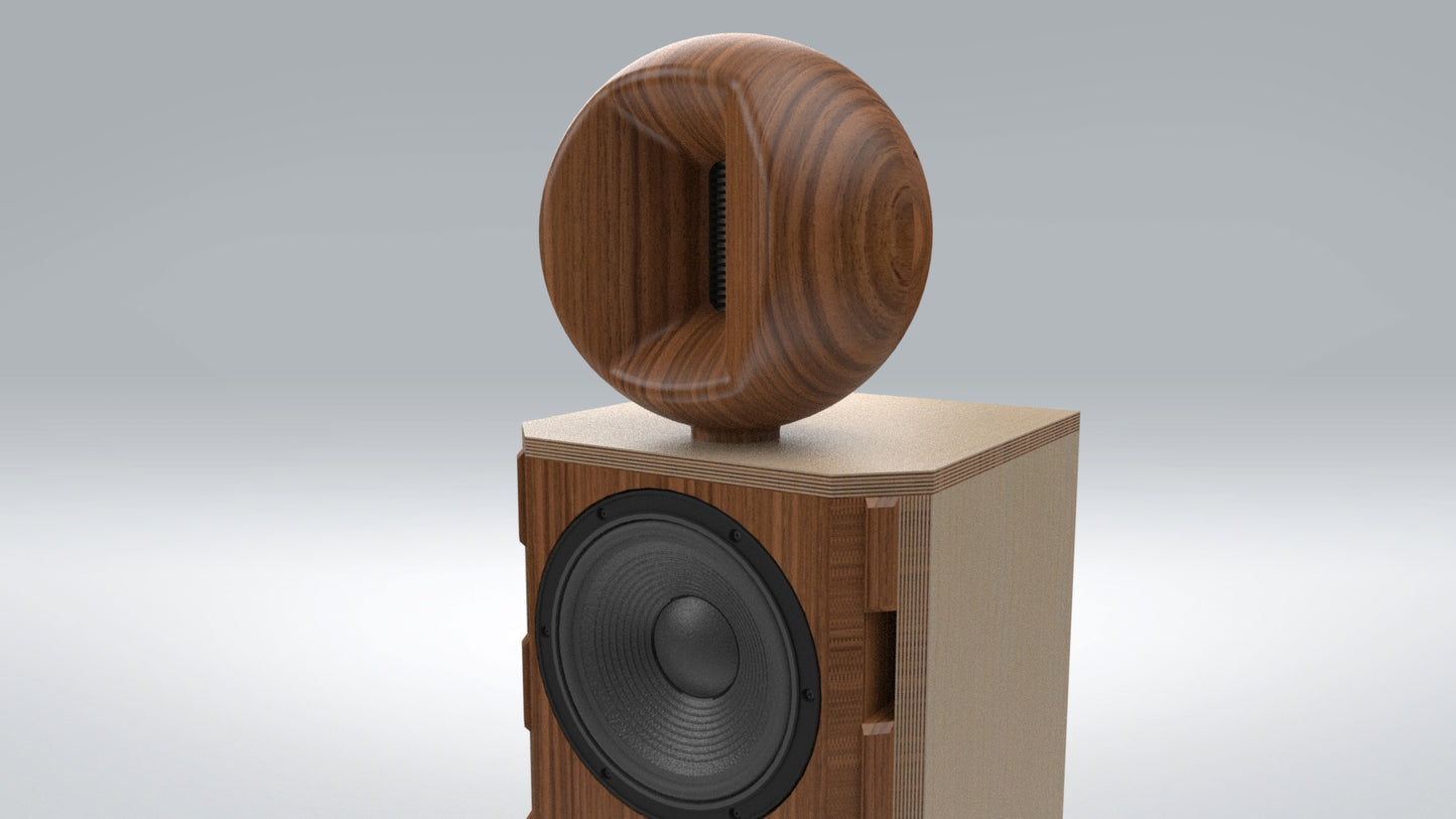 3D CAD Files -- Tweeter Ball No.3181 for Original ESS Heil AMT