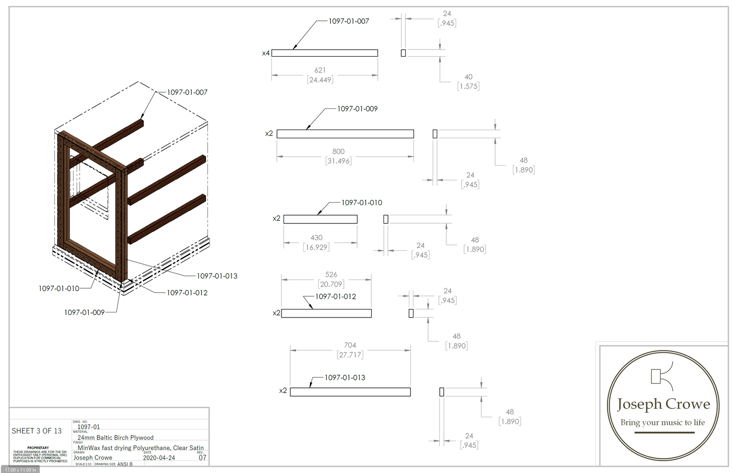 Subwoofer Plans No.1097