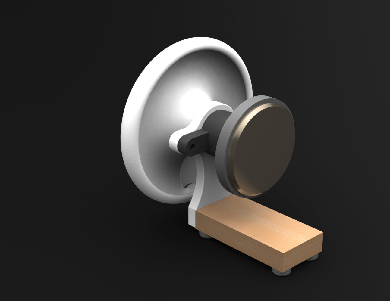 15cm Diameter ES Horn 3D CAD Model