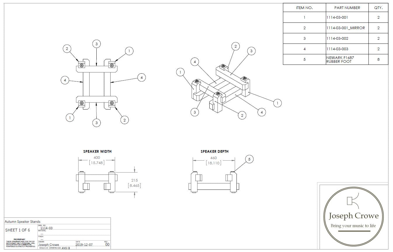 Speaker Stand Plans