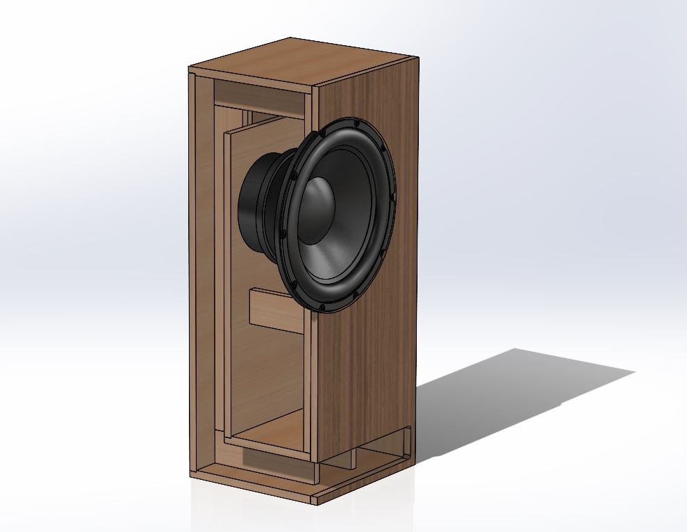 Kraken Gold Subwoofer Plans No.1237 for Dayton Audio HTS545HE-4