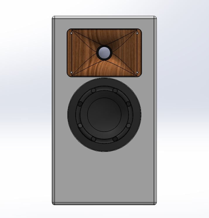 1323 Dome Tweeter Waveguide --- 3D CAD File – Joseph Crowe